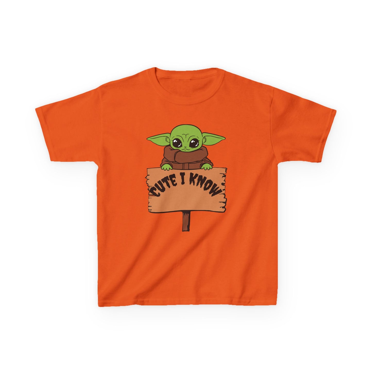 Cute Baby Alien Kids Tee - "Cute I Know" Design for Trendy Kids