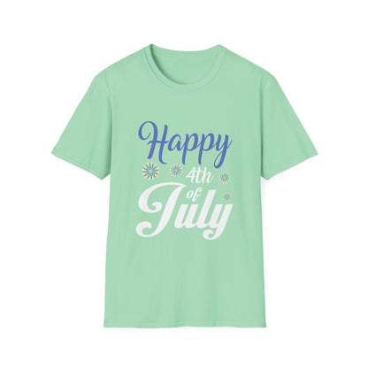 Happy Vibes Unisex Softstyle T-Shirt | Casual Wear, Gift for Friends, Birthday Gift, Positivity Shirt, Everyday Comfort