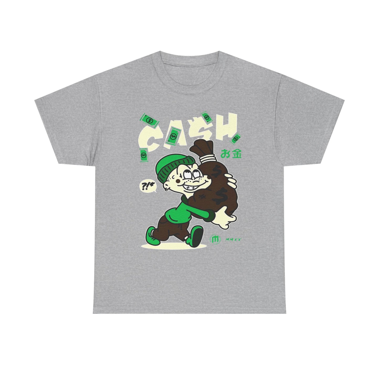 Cash Cartoon Unisex Heavy Cotton Tee - Streetwear Vibe