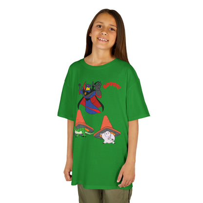 Kids Cartoon Battle Tee - Fun & Unique Grrr! Design