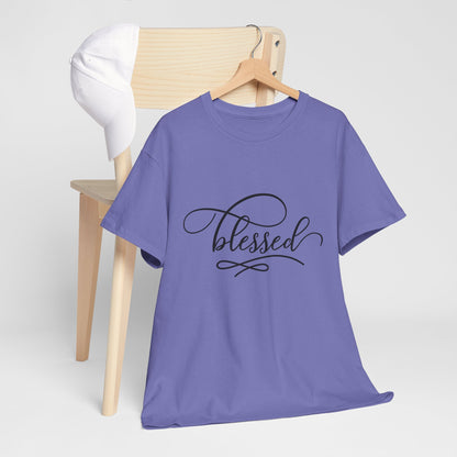 Blessed Unisex Heavy Cotton Tee - Comfortable and Meaningful Shirt for Everyday Wear