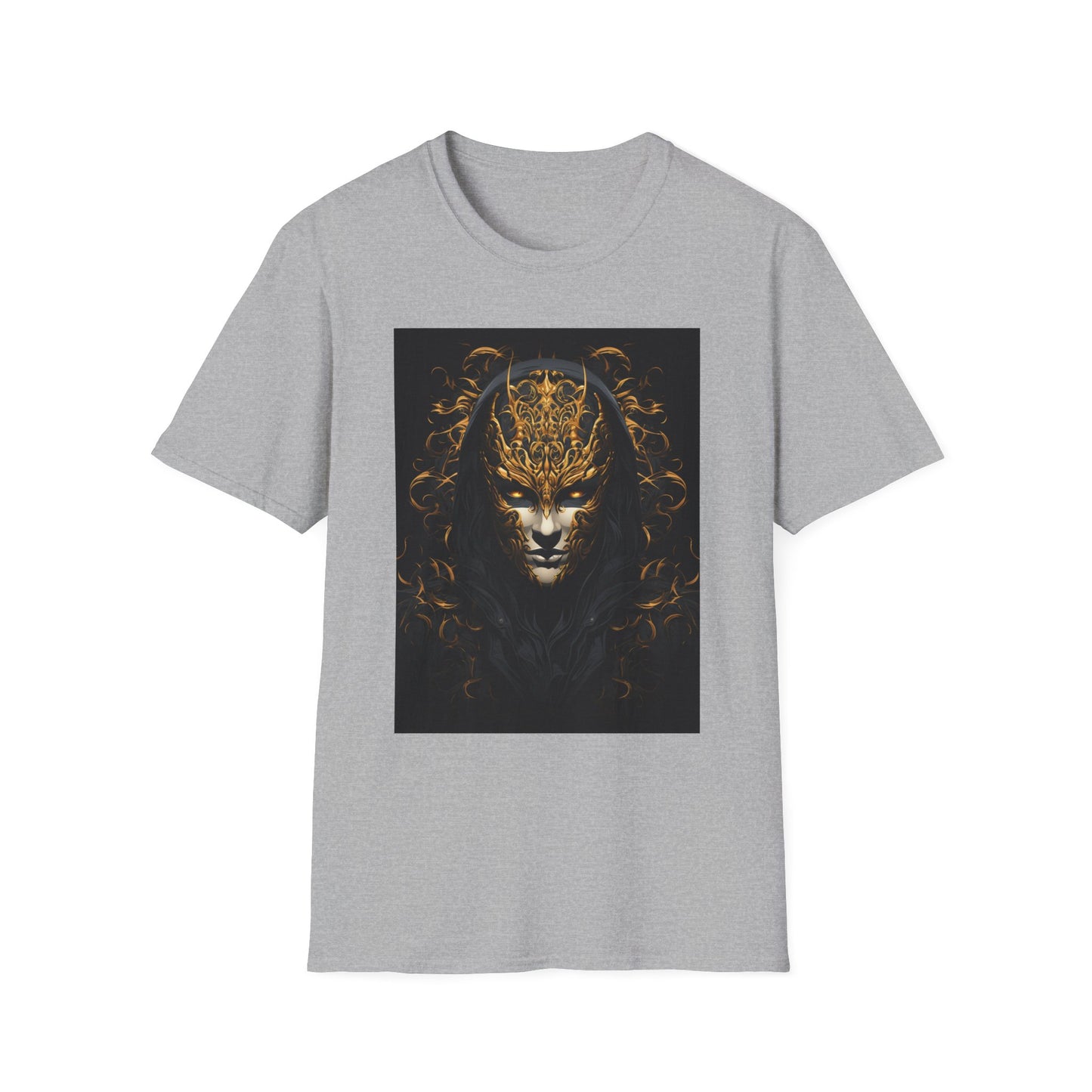 Mystical Art Unisex Softstyle T-Shirt - Enigmatic Design