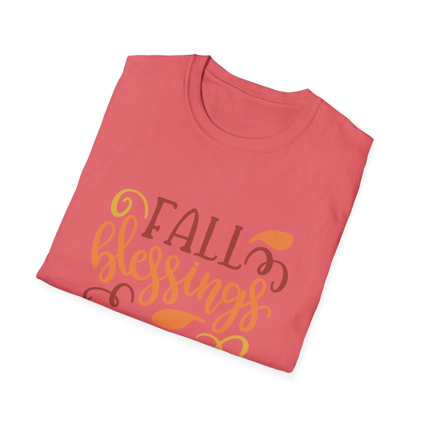 Fall Blessings T-Shirt, Cute Autumn Tee, Thanksgiving Gift, Cozy Casual Wear, Seasonal Graphic Shirt
