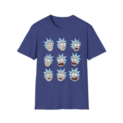 Rick and Morty Unisex Softstyle T-Shirt - Fun Cartoon Design for Fans