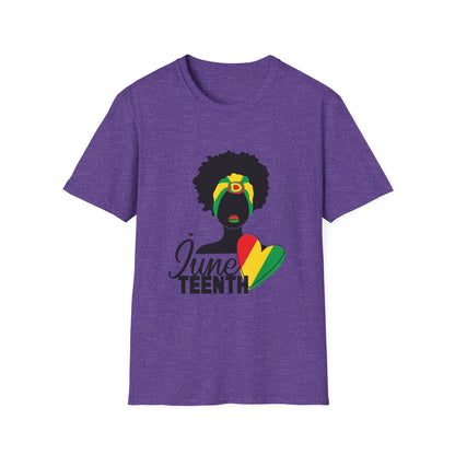 Juneteenth Celebration T-Shirt, Unisex Softstyle Tee, African American Pride Shirt, Freedom Day Apparel, Black History Month Gift