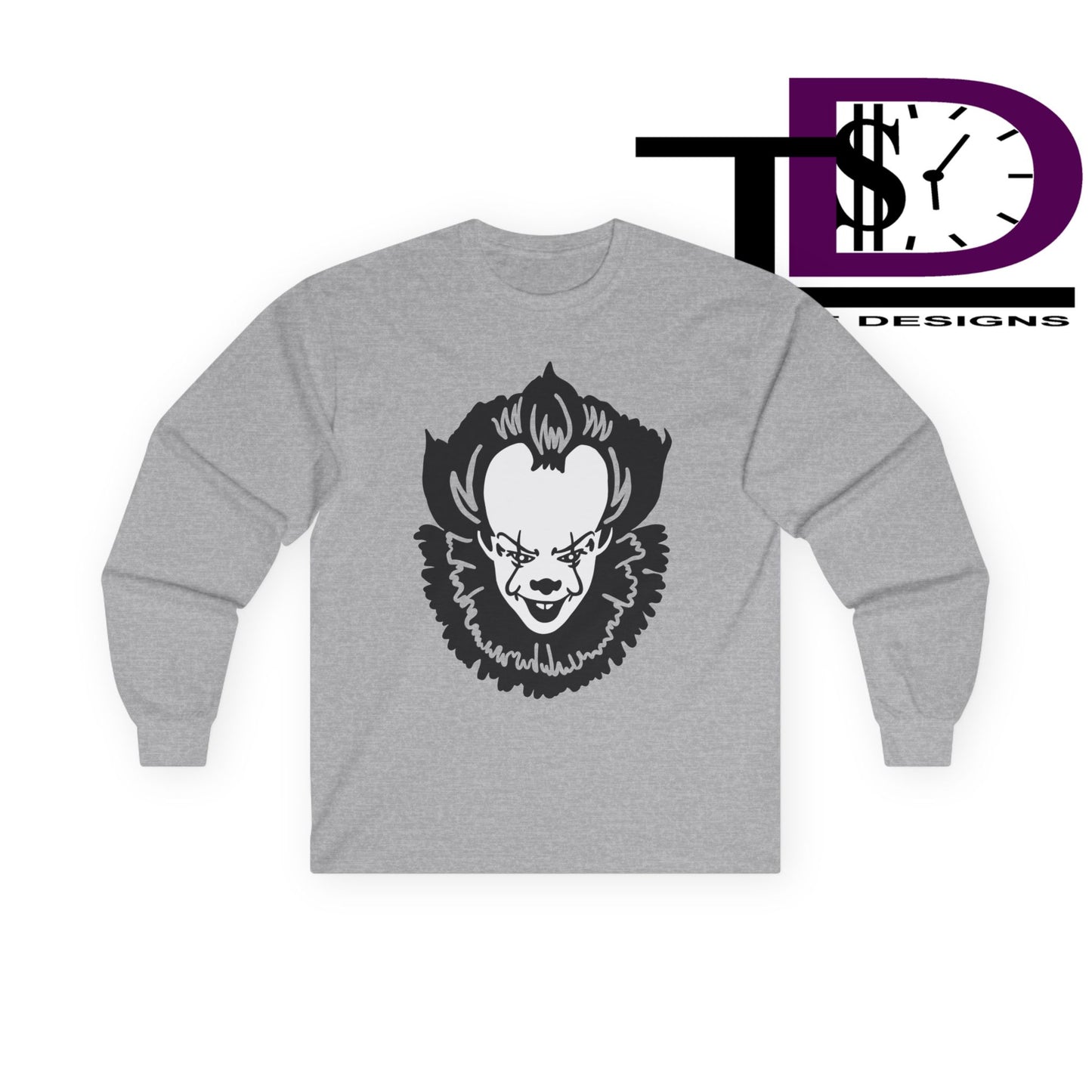 Fierce Lion Graphic Long Sleeve Tee | Perfect for Animal Lovers, Unique Gift, Casual Wear, Birthday, Everyday Style, Statement Shirt