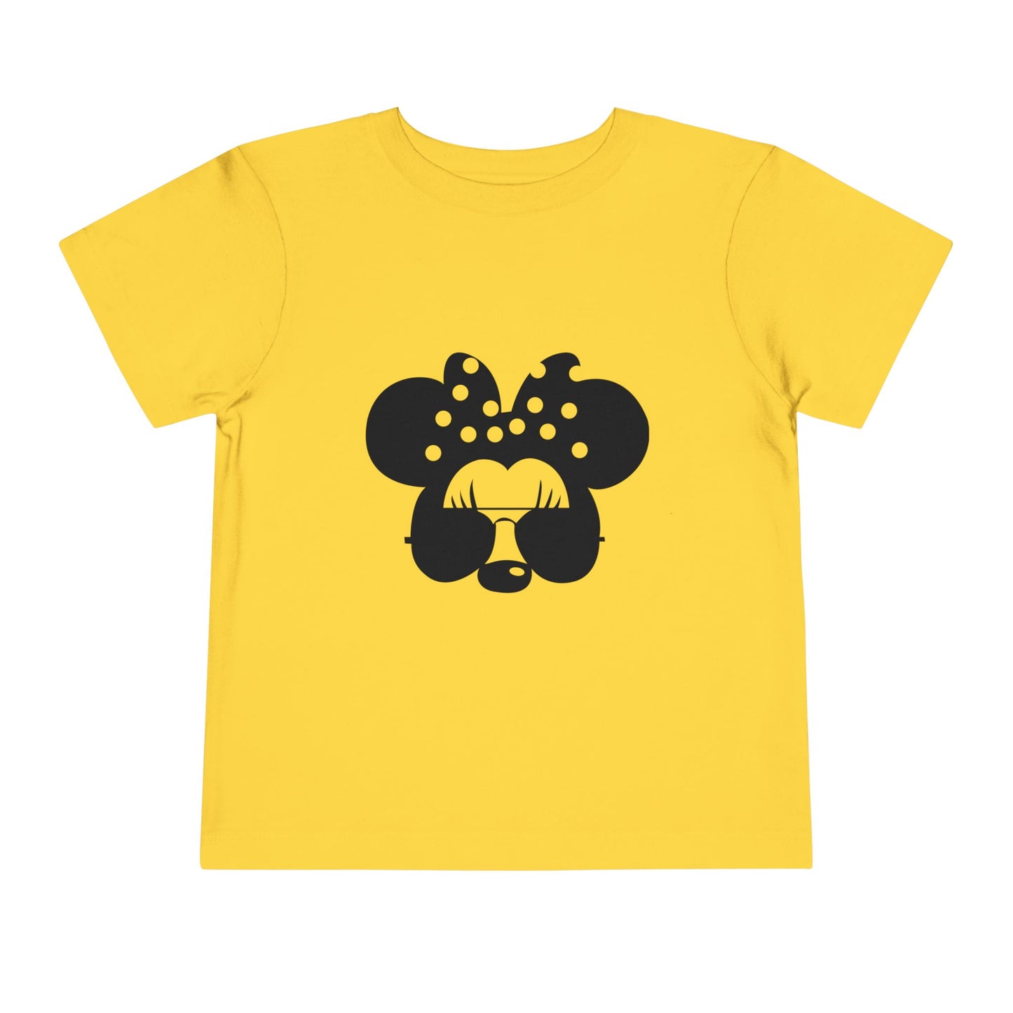 Cute Toddler Tee with Sunglasses Minnie Design, Kids Fashion, Summer Outfit, Birthday Gift, Playdate Shirt