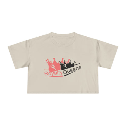 Royalty Queens Crop Tee, Empowering Women's Fashion, Gift for Her, Birthday Present, Stylish Casual Wear, Summer Outfit Choice, Trendy [...]