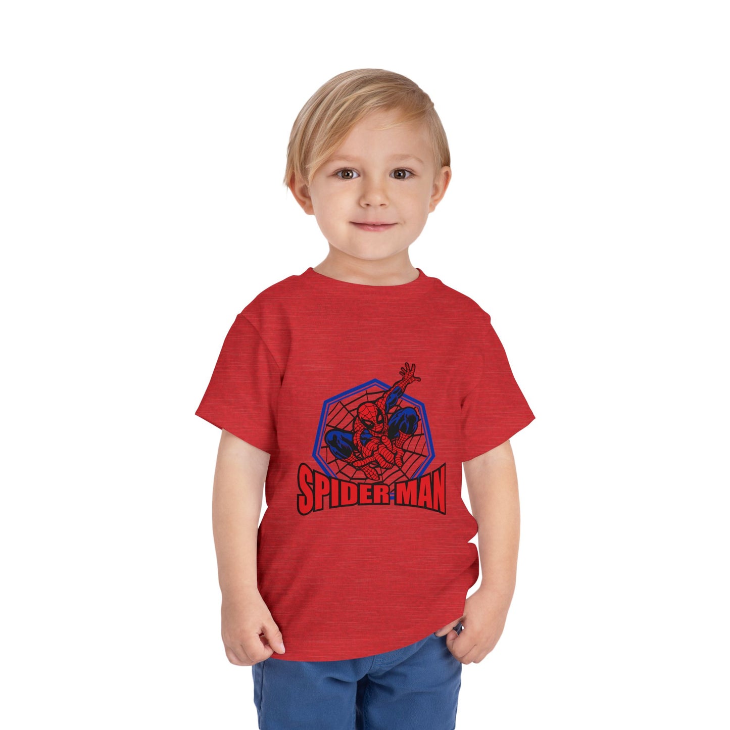 Spider-Man Toddler T-Shirt, Cute Kids Tee, Superhero Birthday Gift, Child's Playwear, Cartoon Apparel