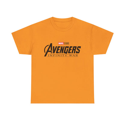 Avengers Infinity War Unisex Heavy Cotton Tee, Marvel Fan Shirt, Superhero Apparel, Gift for Him, Comic Book T-Shirt, Casual Wear