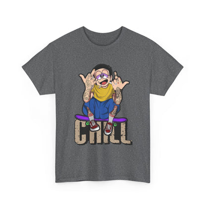 Chill Vibes Unisex Heavy Cotton Tee – Perfect for Relaxed Days