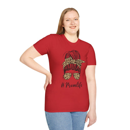 Momlife Cursive Unisex Softstyle T-Shirt - Trendy Mother's Day Tee