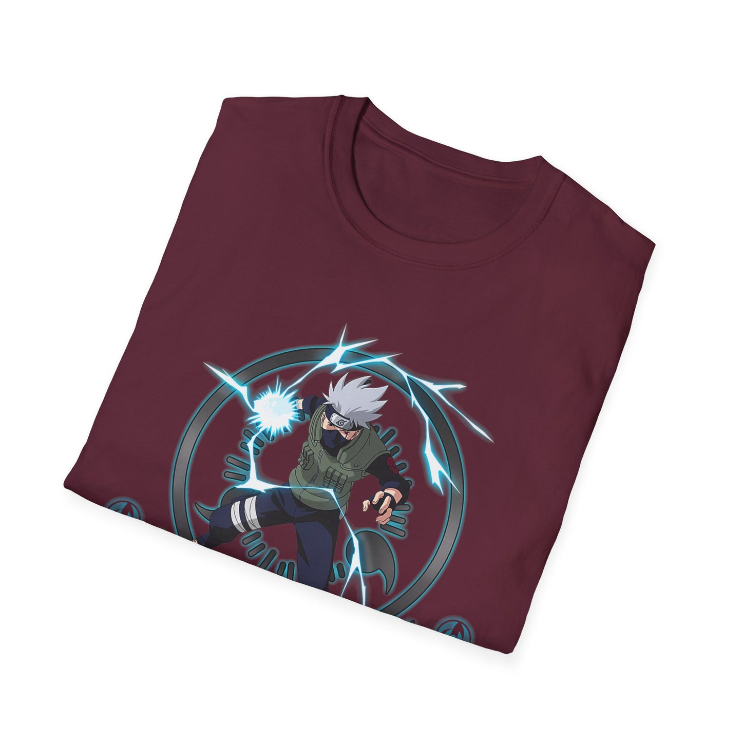 Kakashi Unisex Softstyle T-Shirt - Perfect for Anime Fans