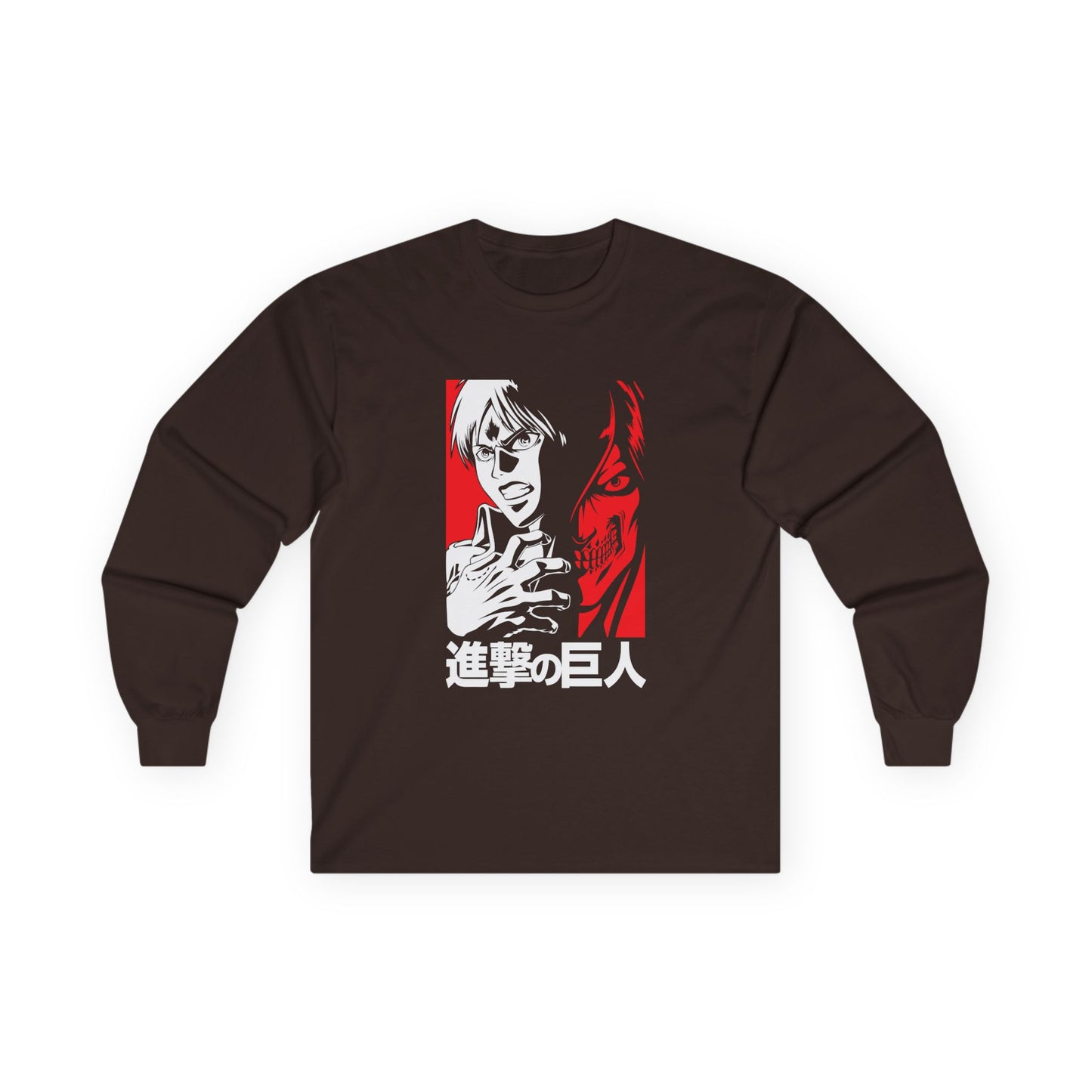 Attack on Titan Anime Long Sleeve Tee — Shingeki no Kyojin Graphic Shirt