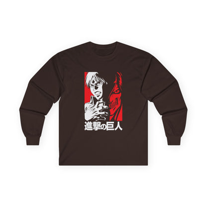 Attack on Titan Anime Long Sleeve Tee — Shingeki no Kyojin Graphic Shirt