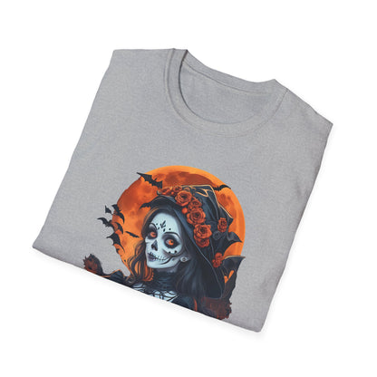 Spooky Halloween Graphic Tee, Unisex Softstyle T-Shirt, Fall Fashion, Halloween Costume, Pumpkin Decor, October Celebration