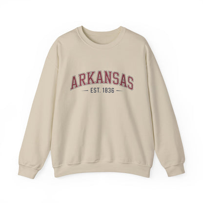 Arkansas Est. 1836 Crewneck Sweatshirt