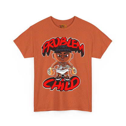 Problem Child Unisex Heavy Cotton Tee - Bold Graphic for Streetwear Lovers