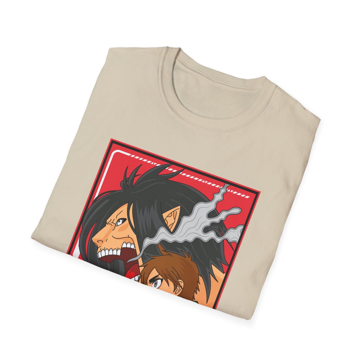 Anime-Inspired Unisex Tee - Softstyle T-Shirt, Casual Gift, Graphic Tee, Manga Apparel, Fan Merchandise