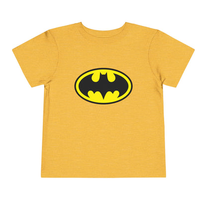 Batman Toddler Short Sleeve Tee - Superhero Shirt for Kids, Birthday Gift, Adventure Wear, Playtime Apparel, Comic Fan Clothing