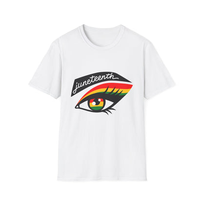 Juneteenth Eye Graphic T-Shirt, Unisex Tee, Afrocentric Apparel, Celebratory Wear, Black History Month Gift, Inclusive Fashion