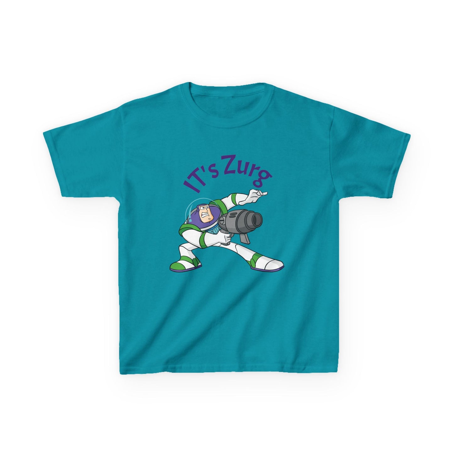 Kids Buzz Lightyear Tee - 'It's Zorg' Fun Cotton T-Shirt