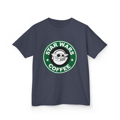 Star Wars Coffee Kids Tee, Fun Graphic T-shirt for Boys & Girls, Perfect for Birthdays, Star Wars Fans, Casual Wear