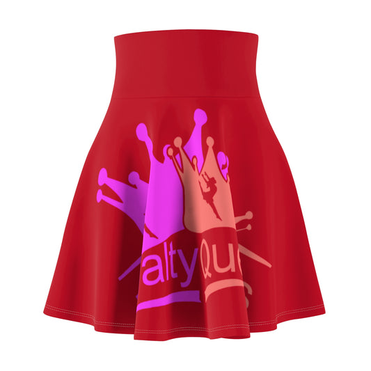 Royalty Women&#039;s Skater Skirt - Fun Red Style for Confident Queens