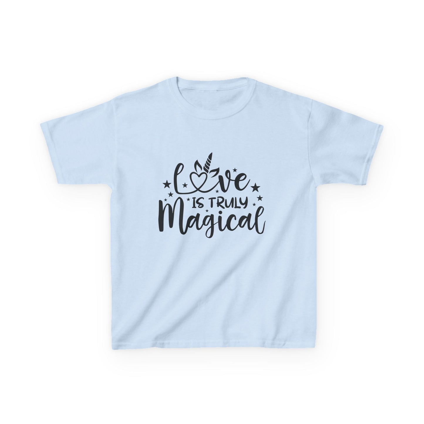 Kids Magical Love Tee - Cute & Comfy Heavy Cotton T-Shirt for Children