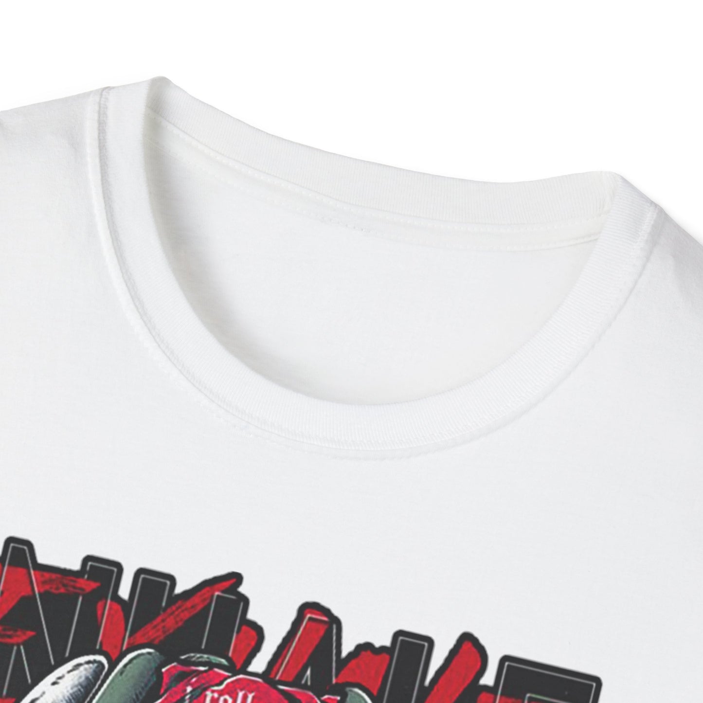 Graphic Unisex Softstyle T-Shirt - 'Exhale' Design