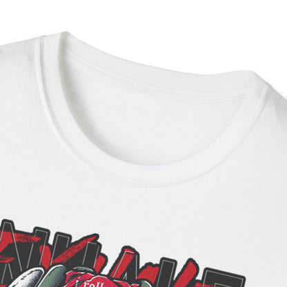 Graphic Unisex Softstyle T-Shirt - 'Exhale' Design