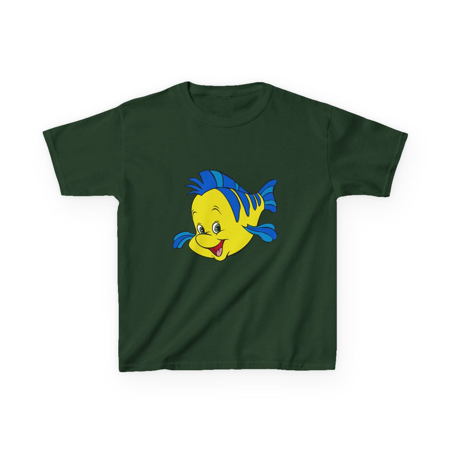 Kids Cartoon Fish Tee - Fun Summer T-Shirt, Gift for Birthday, Beach Day, Family Outings, Vacation Wear