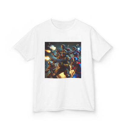 Adventure Awaits: Kids Heavy Cotton™ Tee with Space Explorers Design