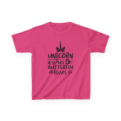Unicorn Wishes Kids Tee - Adorable Heavy Cotton T-Shirt for Magical Moments