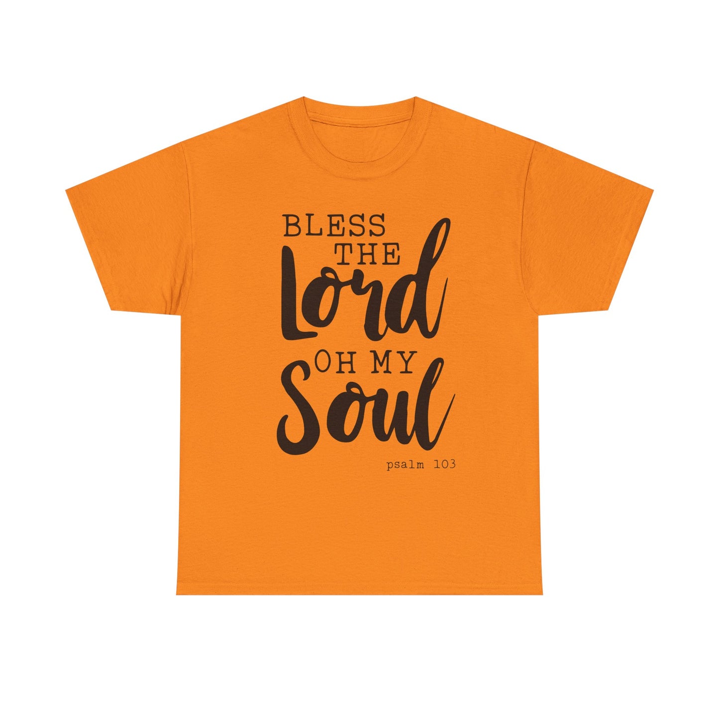 Bless the Lord Unisex Heavy Cotton Tee - Inspirational Christian Shirt