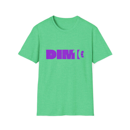 DIM T Unisex Softstyle T-Shirt - Trendy Streetwear Tee, Casual Apparel, Gift for Friends, Summer Fashion, Graphic Tee, Everyday Wear