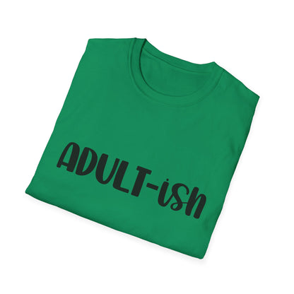 Funny Adult-ish Unisex Softstyle T-Shirt – Perfect Gift for New Adults