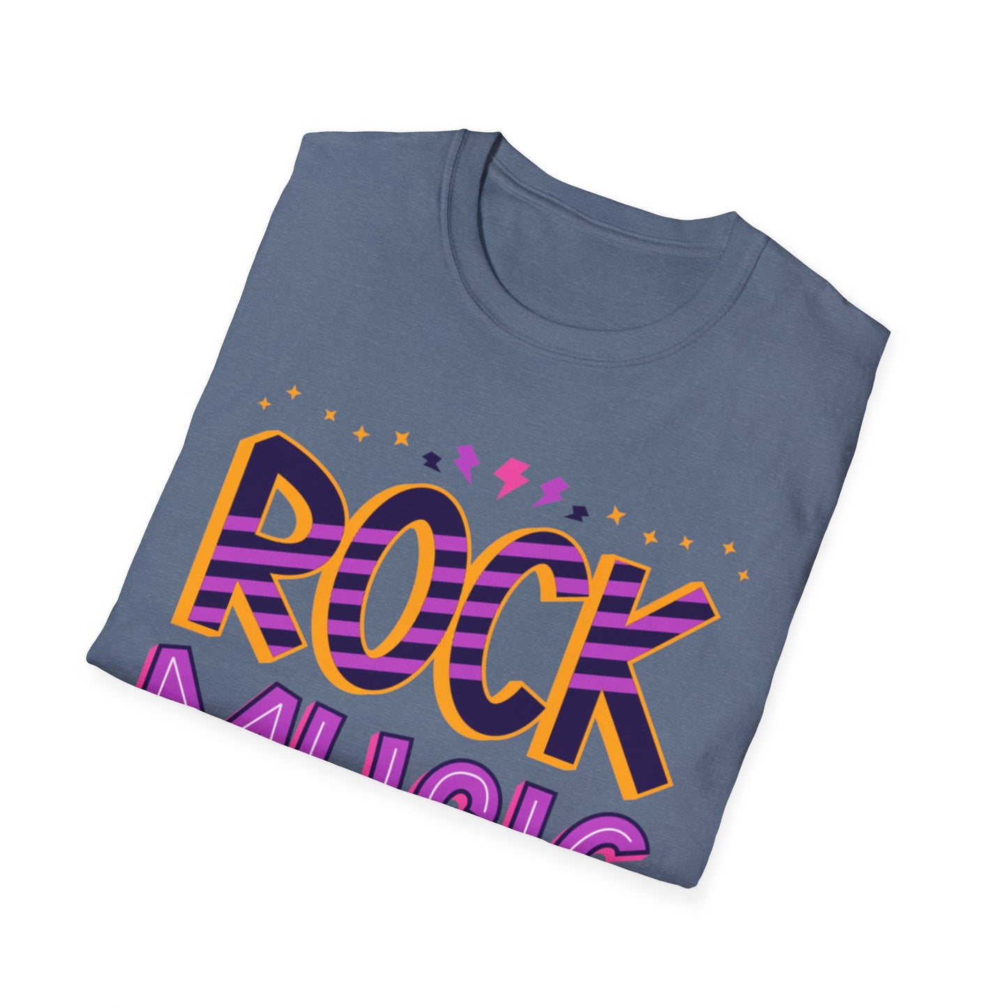 Rock Music Unisex Softstyle T-Shirt | Perfect for Concerts, Music Lovers, Gifts, Casual Wear, Festivals