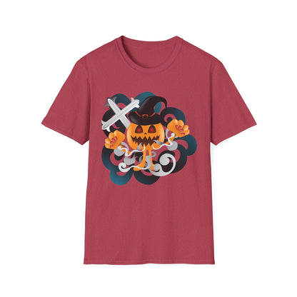Halloween Pumpkin Graphic Tee, Unisex T-Shirt, Fall Fashion, Spooky Season Shirt, Trick or Treat Apparel, Casual Halloween Outfit