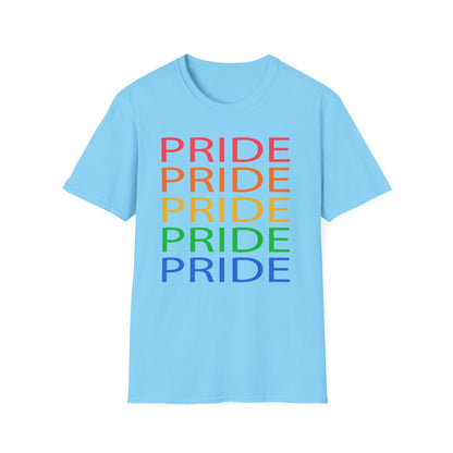 Pride Celebration Unisex T-Shirt | LGBTQ+ Pride Tee, Rainbow Pride Shirt, Equality Apparel, Gift for Pride Month