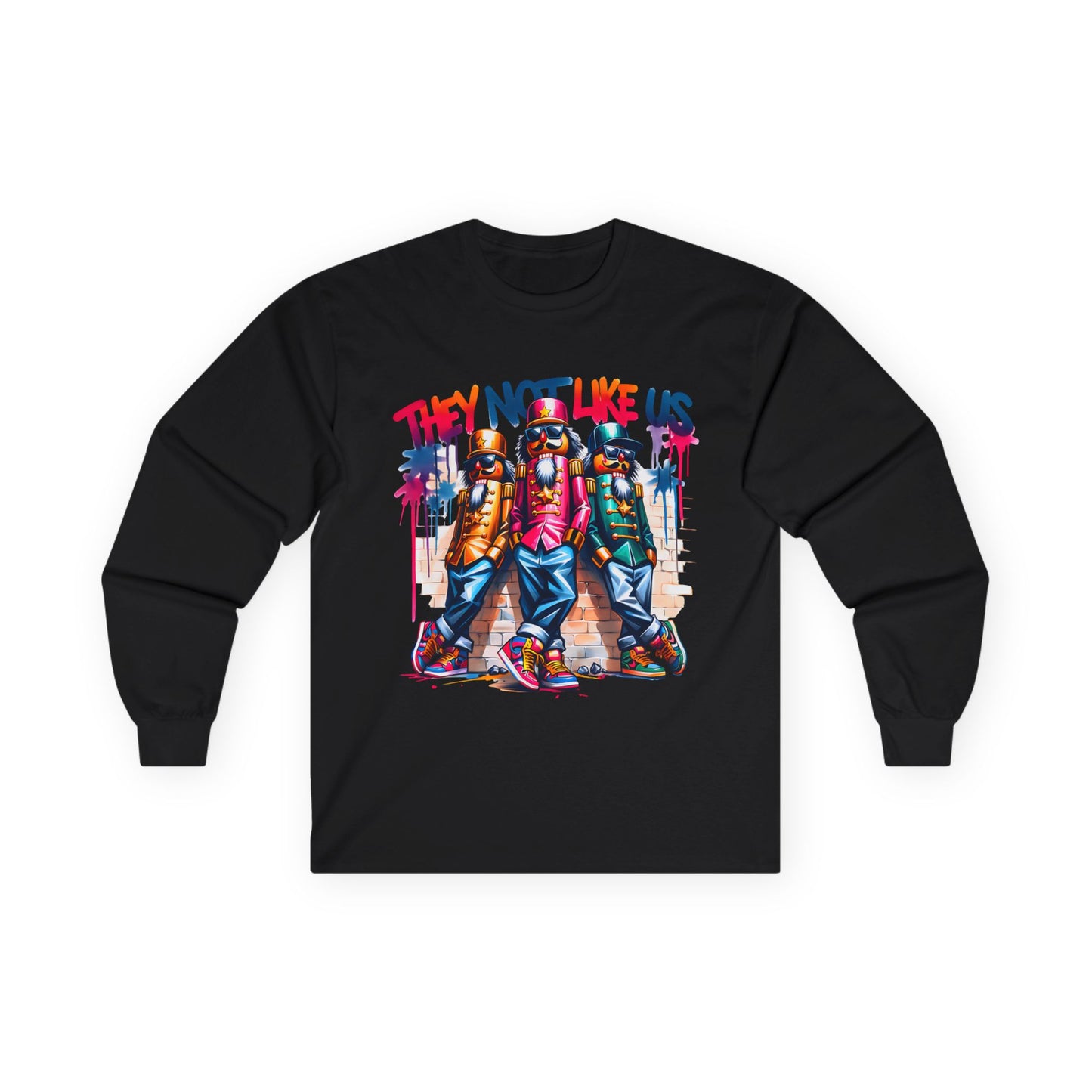 “They Not Like Us” Urban Streetwear Long Sleeve Tee