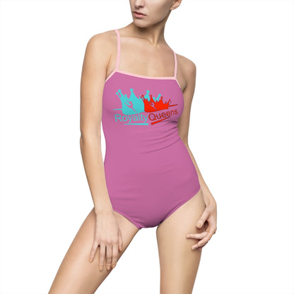 Women's One-Piece Swimsuit – 'Royalty Queens' Swimwear, Beachwear, Poolside Fun, Summer Fashion, Vacation Essentials