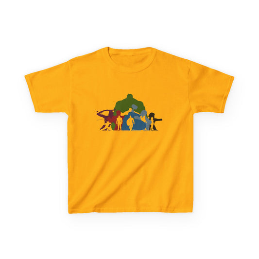 Superhero Kids Tee, Kids Heavy Cotton™ Shirt, Cartoon Character Tee, Youth Graphic Tee, Fun Gift for Children
