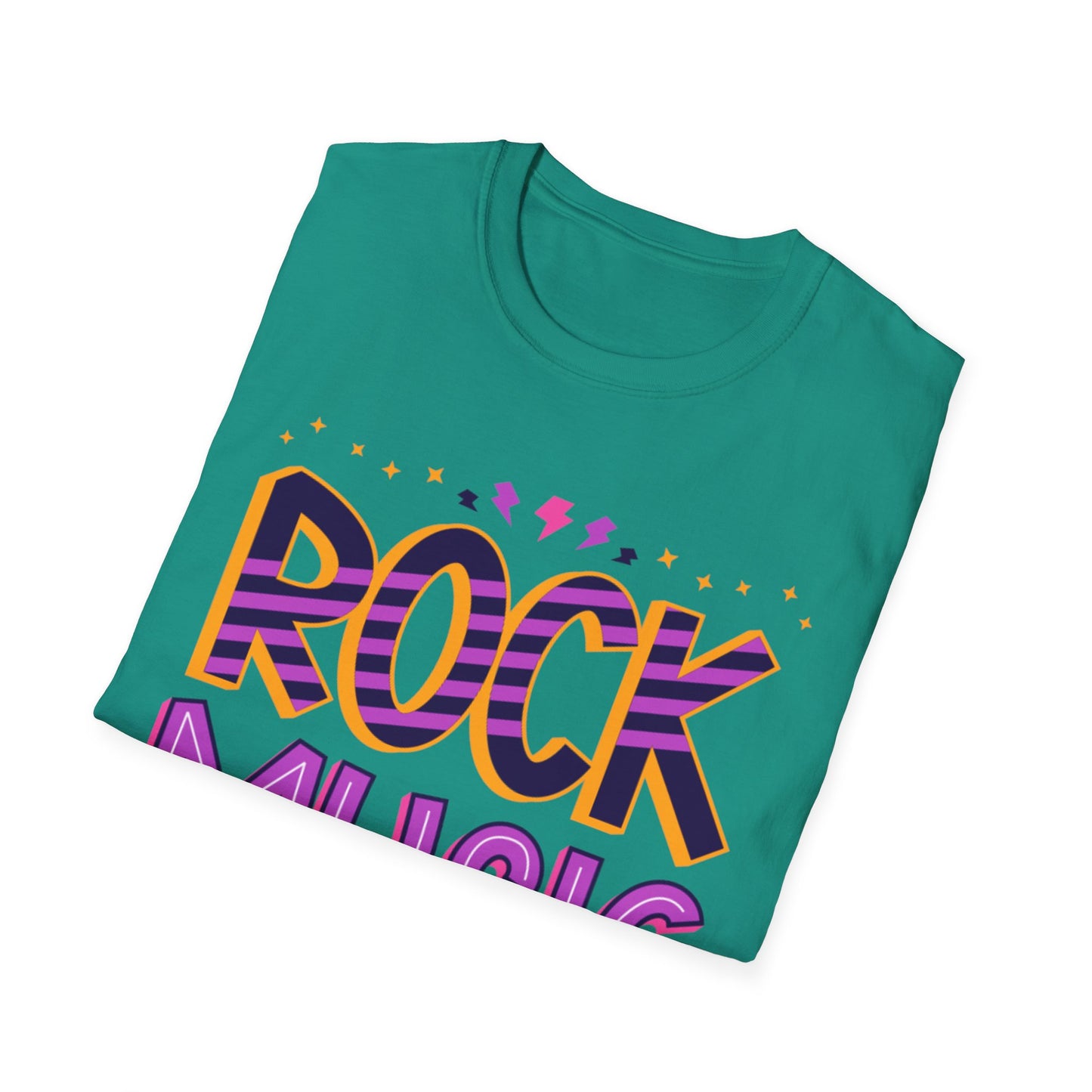 Rock Music Unisex Softstyle T-Shirt | Perfect for Concerts, Music Lovers, Gifts, Casual Wear, Festivals