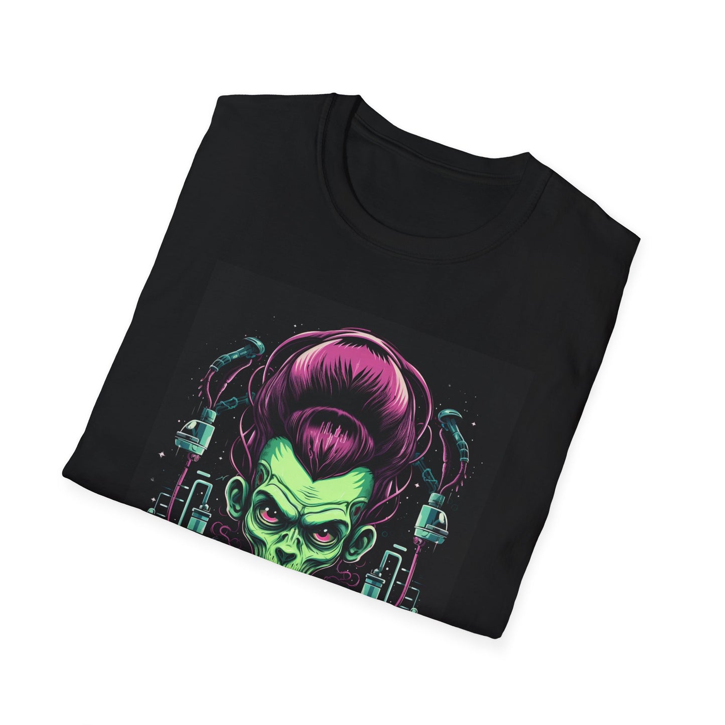 Cosmic Sci-Fi Graphic T-Shirt - Unisex Softstyle