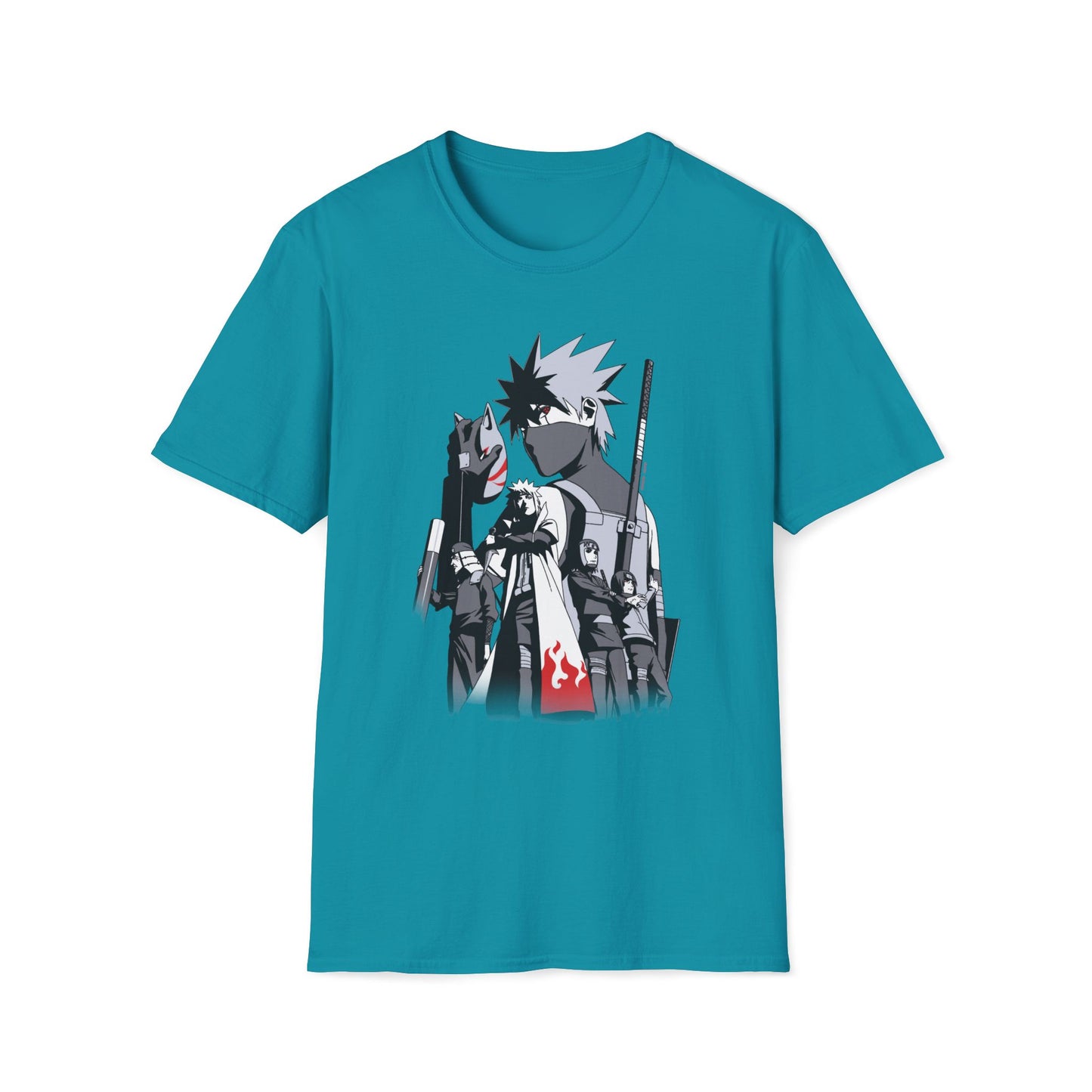 Anime Naurto Inspired Unisex Softstyle T-Shirt - Bold Graphic Design