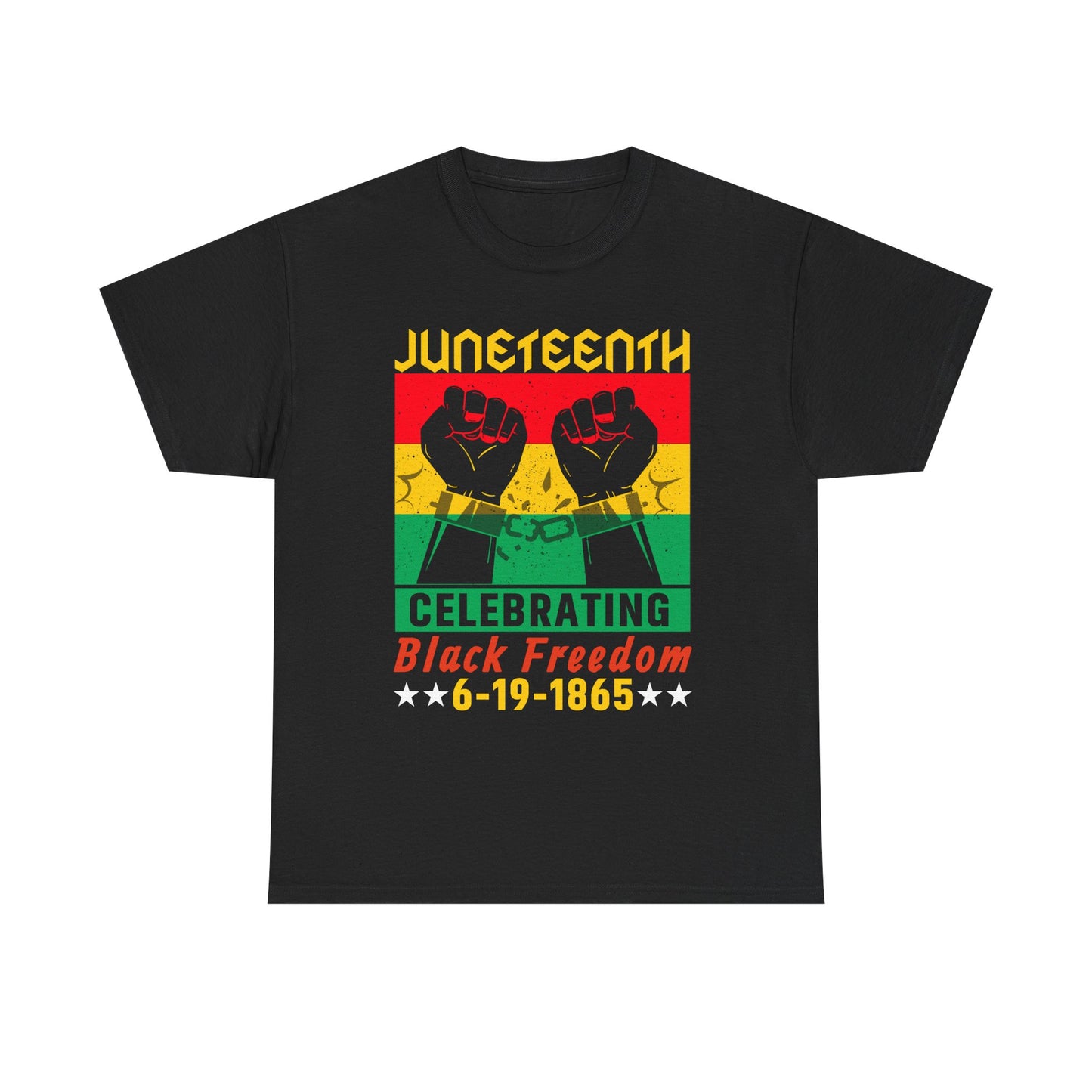 Juneteenth Celebration Tee, Unisex Cotton Shirt, Black Freedom T-Shirt, 6-19-1865 Heritage Top, Summer Festival Apparel, History Shirt