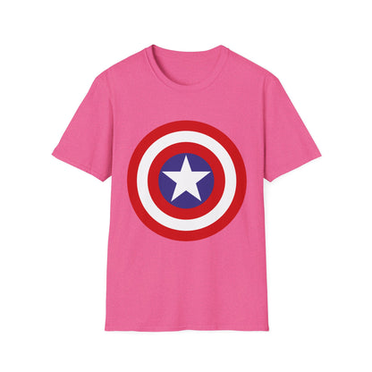 Captain-Inspired Unisex Softstyle T-Shirt, Superbowl Fan Tee, Superhero Gift, Comic Birthday Shirt, Casual Everyday Wear, Graphic Crew [...]
