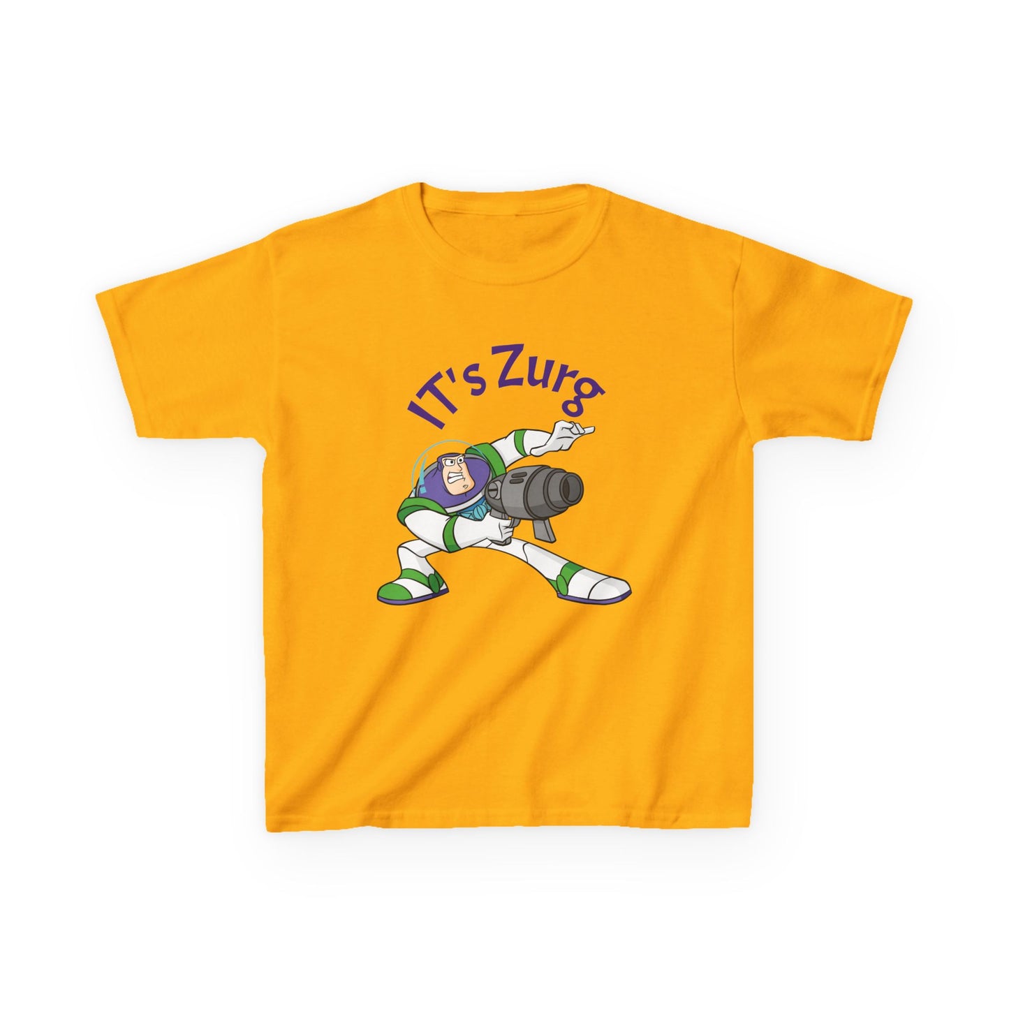 Kids Buzz Lightyear Tee - 'It's Zorg' Fun Cotton T-Shirt