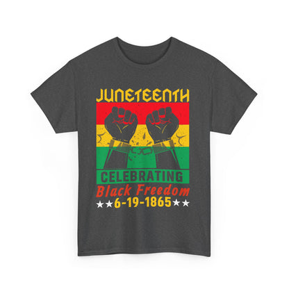Juneteenth Celebration Tee, Unisex Cotton Shirt, Black Freedom T-Shirt, 6-19-1865 Heritage Top, Summer Festival Apparel, History Shirt